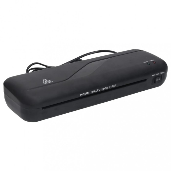 vidaXL Laminator 4-&icirc;n-1 A4, negru