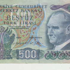 M1 - Bancnota foarte veche - Turcia - 500 lire