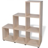 Cumpara ieftin Biblioteca in trepte / Raft de expunere 107 cm Stejar