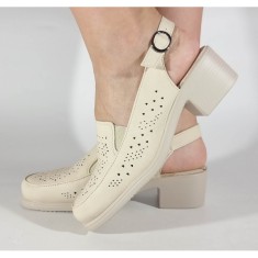 Pantofi crem, usori si comozi cod W129075 foto