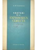 N. Mihăescu - Abateri de la exprimarea corectă (editia 1963)