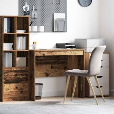 vidaXL Birou Lemn vechi 90 x 50 x 76 cm Lemn compozit