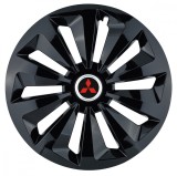 Cumpara ieftin Set 4 capace roti Fox negru R15 pentru gama auto Mitsubishi, Autohelix MSA