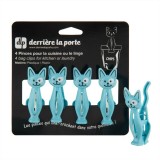 Set 4 clipsuri pentru pungi - Chat Bleu | Derriere la porte