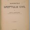 ELEMENTELE DREPTULUI CIVIL de MATEI B. CANTACUZINO
