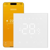 Cumpara ieftin Termostat inteligent Wi-Fi pentru &icirc;ncălzire &icirc;n pardoseală Terneo NX, 16A, 3000VA, control Tuya/Smart Life
