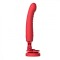 Vibrator Lovense Mission 2 cu Ventuza, App Control, Silicon, USB, Rosu, 20 cml