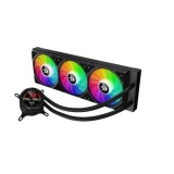 Cooler procesor cu lichid Redragon CCW-1017 negru iluminare aRGB cu display