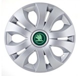 Cumpara ieftin Set 4 capace roti Top Gray pentru gama Skoda Nou Verde, R17
