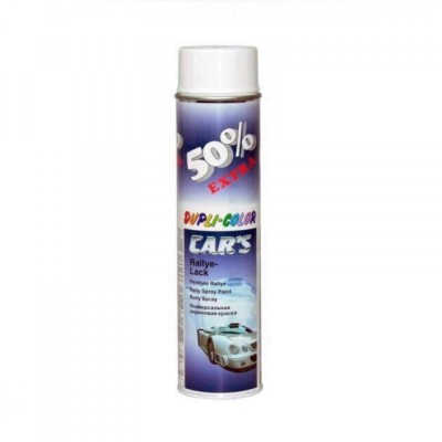 Vopsea spray Dupli-color alb lucios pentru jante 600 ml alb foto