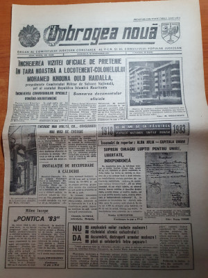 ziarul dobrogea noua 20 noiembrie 1983-art. si foto judetul constanta foto