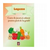 Legume. Carte de jucat si colorat pentru picii de la gradi!