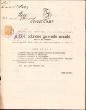 A1563 Convocare Adunare Generală pe numele militantului Lucian Bolcaș, 1926, Societatea &bdquo;Doina&rdquo; din Beiuș, județul Bihor