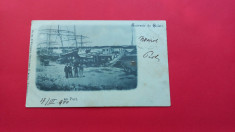 Galati Portul Suvenir din Galati 1900 foto