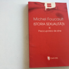 MICHEL FOUCAULT, ISTORIA SEXUALITATII- VOL.III PREOCUPAREA DE SINE