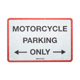 Semn Metalic Oxford Garage PARKING MBS - Decor Garaj Auto