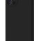 Husa din silicon compatibila cu iPhone 12, silk touch, interior din catifea cu decupaje la camere, Negru