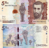 COLUMBIA 5.000 pesos 19 august 2015 UNC!!!