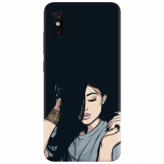 Husa silicon pentru Xiaomi Mi 8 Pro, Simple Girl