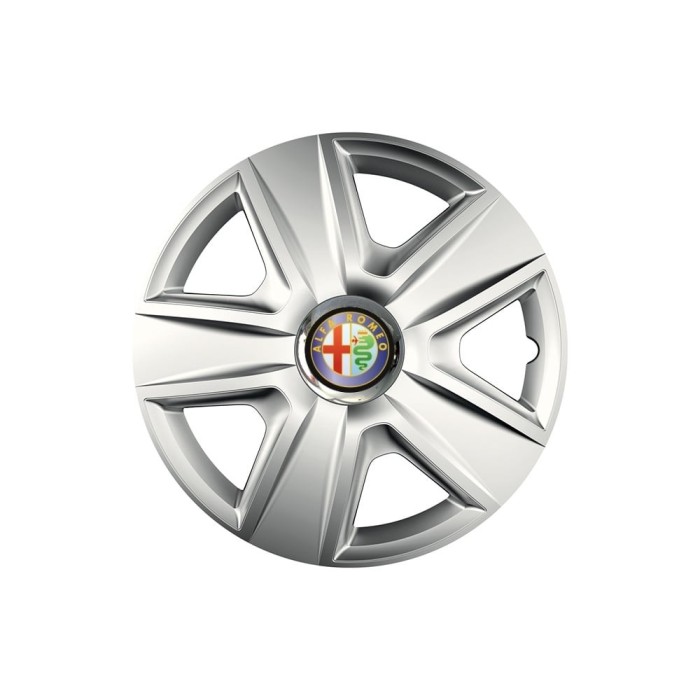 Set 4 capace roti Cu Inel Cromat Esprit R14 pentru gama auto Alfa Romeo
