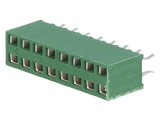 Soclu pini 16 pin drept 2,54mm THT 2x8, TE Connectivity