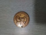 Mihai Viteazul -Manastirea Dealu Targoviste .O piesa de colectie.Medalie bronz .