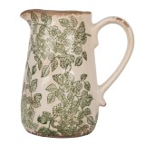 Cumpara ieftin Carafa decorativa ceramica bej verde 16x12x18 cm
