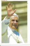 (A) carte postala-Papa Benedict al XVI-lea ff rara, Necirculata, Printata