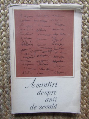 Amintiri despre anii de scoala foto