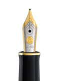 Penita f din aur de 14k/585 ornament din rodiu pentru stilou m400 bicolora, Pelikan