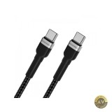 Cablu Date si Incarcare USB-C - USB-C WZK WNBCC2 65W 2m Negru