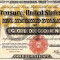 500 dolari 1922 Reproducere Bancnota USD , Dimensiune reala 1:1