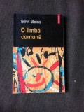O LIMBA COMUNA - SORIN STOICA