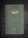 ALEXANDRU DIMA - STUDII DE ISTORIE A TEORIEI LITERARE ROMANESTI (1962)