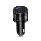 Cumpara ieftin Adaptor Car Kit FM handsfree Edman BK04, Bluetooth 5.0, 2xUSB, Negru