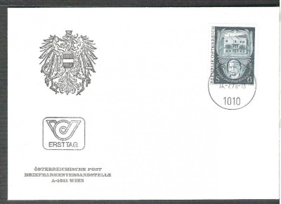 Austria &amp;Ouml;sterreich 1978 Lehar Kongress FDC K.110 foto