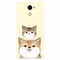Husa silicon pentru Huawei Y7 Prime 2017, Two Cat
