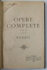 OPERE COMPLETE de C. NEGRUZZI , VOLUMUL II : POEZII , 1909