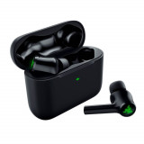 Casti gaming cu microfon Razer Hammerhead 2021, True Wireless, Razer Chroma RGB, Negru