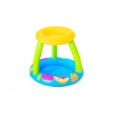 Piscina gonflabila pentru copii, rotunda, cu acoperis, albastru, 94x89x79 cm, Bestway Fruit