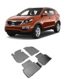 Cumpara ieftin Set covorase auto cauciuc tip tavita Kia Sportage 2010-2016