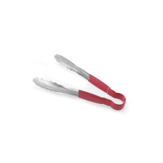 Cleste de servire Hendi, HACCP, rosu, (L)250 mm, maner PVC, otel inoxidabil foto