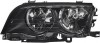 Far Bmw Seria 3 (E46) Sedan/Combi 06.1998-09.2001 BestAutoVest fata stanga 200809SE, tip bec H7+H7 , reflector negru
