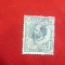 Timbru 12 1/2 C albastru Suriname colonie olandeza 1883 stampilat Rege Wilhelm