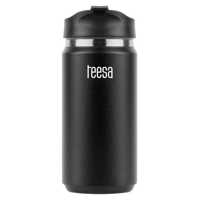 Termos metalic Teesa, 350 ml, otel inoxidabil, Negru