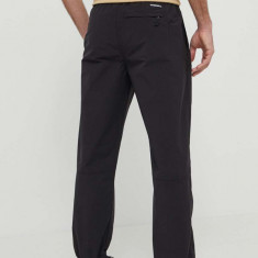 The North Face pantaloni de trening culoarea negru, neted, NF0A8767JK31