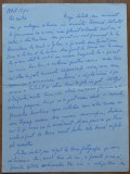 Scrisoare a scriitoarei Lucia Demetrius catre Mia Groza, 1970