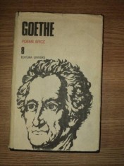 POEME EPICE GOETHE , VOL 8 , 1990