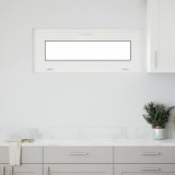 vidaXL Fereastră de subsol &bdquo;RISOR&rdquo; 110x40 cm &icirc;nclinat 3 geam alb