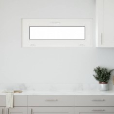vidaXL Fereastră de subsol &bdquo;RISOR&rdquo; 110x40 cm &icirc;nclinat 3 geam alb